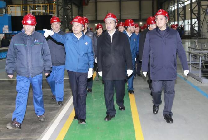 雷凡培、楊金成到渤船集團調研